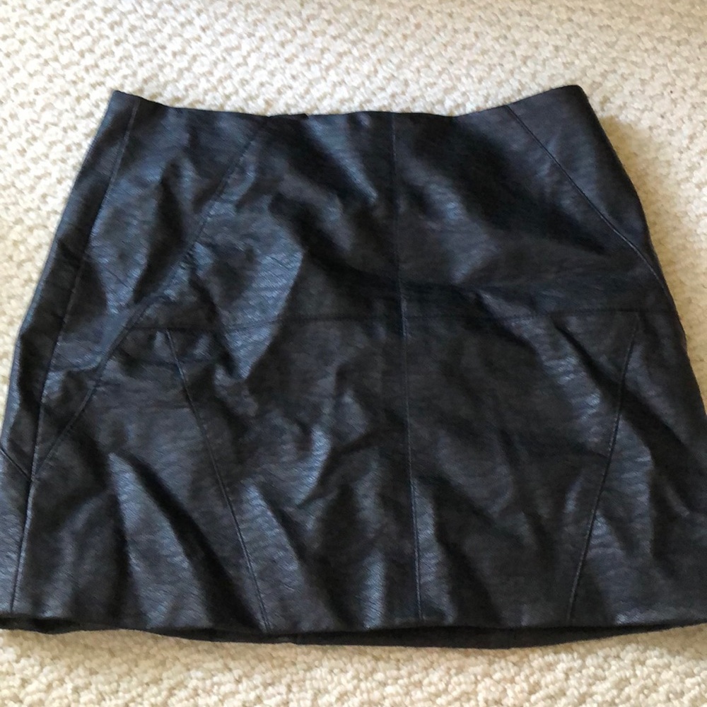 H&M pleather skirt